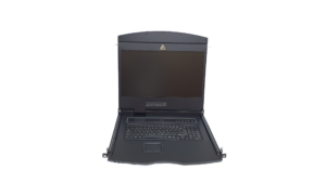 19" 1U single rail LCD w/4 port DB-15 KVM Switch - AL-V904L