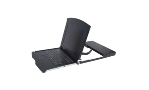 17" 1U single rail LCD w/16 port DB-15 KVM Switch - AL-V716L